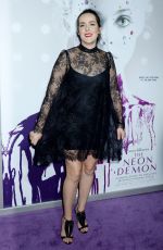 JENA MALONE at ‘The Neon Demon’ Premiere in Los Angeles 06/14/2016
