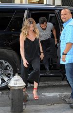 JENNIFER ANISTON Arrives at Nobu in New York 06/19/2016