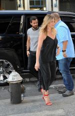 JENNIFER ANISTON Arrives at Nobu in New York 06/19/2016