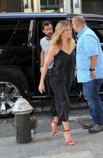 JENNIFER ANISTON Arrives at Nobu in New York 06/19/2016
