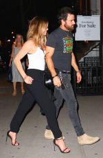 JENNIFER ANISTON at Locanda Verde in New York 06/24/2016