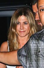 JENNIFER ANISTON at Locanda Verde in New York 06/24/2016