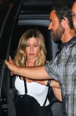 JENNIFER ANISTON at Locanda Verde in New York 06/24/2016