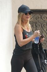 JENNIFER ANISTON Heading to a Gym in New York 06/27/2016