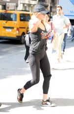 JENNIFER ANISTON Heading to a Gym in New York 06/27/2016