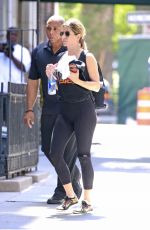 JENNIFER ANISTON Heading to a Gym in New York 06/27/2016