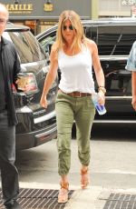 JENNIFER ANISTON Out and About in New York 06/23/2016