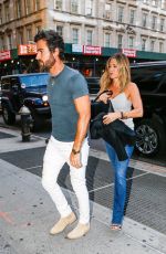 JENNIFER ANISTON Out in New York 06/21/2016