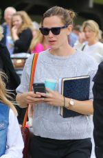 JENNIFER GARNER at Sunday Church Service in Pacific Palisades 06/05/2016