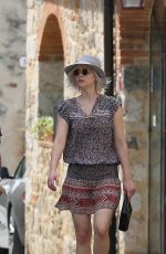 JENNIFER LAWRENCE Out in Monteriggioni, Italy 05/27/2016