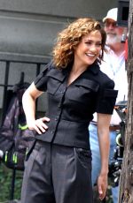 JENNIFER LOPEZ on the Set of 
