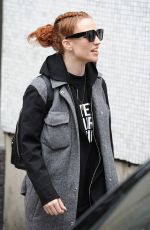 JESS GLYNNE Leaves ITV Studios in London 05/02/2016