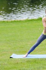 JESS IMPIAZZI Working Out a a Park in Leeds 06/25/2016