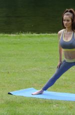 JESS IMPIAZZI Working Out a a Park in Leeds 06/25/2016