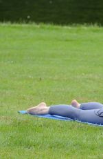 JESS IMPIAZZI Working Out a a Park in Leeds 06/25/2016