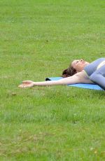 JESS IMPIAZZI Working Out a a Park in Leeds 06/25/2016