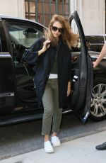 JESSICA ALBA Arrives at Her Hotel in New York 06/13/2016