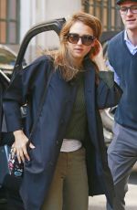 JESSICA ALBA Arrives at Her Hotel in New York 06/13/2016