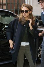 JESSICA ALBA Arrives at Her Hotel in New York 06/13/2016