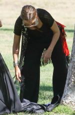 JESSICA ALBA at a Park in Beverly Hills 06/18/2016
