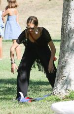 JESSICA ALBA at a Park in Beverly Hills 06/18/2016