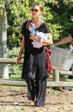 JESSICA ALBA at a Park in Beverly Hills 06/18/2016