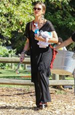 JESSICA ALBA at a Park in Beverly Hills 06/18/2016