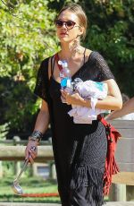 JESSICA ALBA at a Park in Beverly Hills 06/18/2016