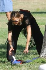 JESSICA ALBA at a Park in Beverly Hills 06/18/2016