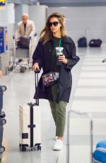 JESSICA ALBA at JFK Airport in New York 06/13/2016