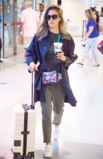 JESSICA ALBA at JFK Airport in New York 06/13/2016