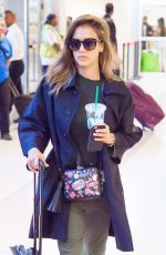 JESSICA ALBA at JFK Airport in New York 06/13/2016