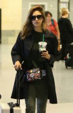 JESSICA ALBA at JFK Airport in New York 06/13/2016