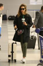 JESSICA ALBA at JFK Airport in New York 06/13/2016