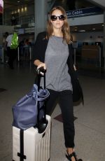 JESSICA ALBA at LAX Airport in Los Angeles 06/17/2016