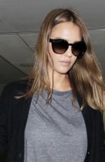JESSICA ALBA at LAX Airport in Los Angeles 06/17/2016