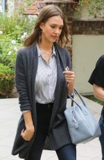 JESSICA ALBA Out and About in Westwood 06/09/2016