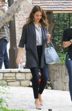 JESSICA ALBA Out and About in Westwood 06/09/2016