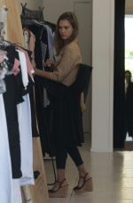 JESSICA ALBA Shopping on Melrose in West Hollywood 06/20/2016