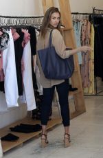 JESSICA ALBA Shopping on Melrose in West Hollywood 06/20/2016