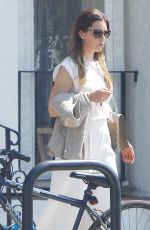 JESSICA BIEL Out in Toluca Lake 06/21/2016