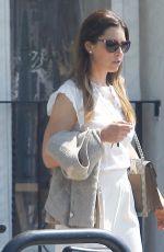 JESSICA BIEL Out in Toluca Lake 06/21/2016