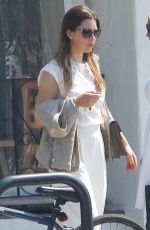JESSICA BIEL Out in Toluca Lake 06/21/2016