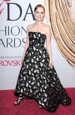 JESSICA CHASTAIN at CFDA Fashion Awards in New York 06/06/2016