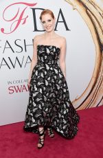 JESSICA CHASTAIN at CFDA Fashion Awards in New York 06/06/2016