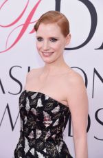 JESSICA CHASTAIN at CFDA Fashion Awards in New York 06/06/2016