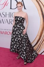 JESSICA CHASTAIN at CFDA Fashion Awards in New York 06/06/2016