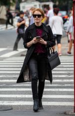 JESSICA CHASTAIN Out and About in New York 06/03/2016