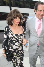 JOAN COLLINS at Summer Party at The Victoria and Albert Museum in London 06/22/2016