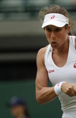 JOHANNA KONTA at 1st Round at Wimbledon Tennis Championships in London 06/27/2016